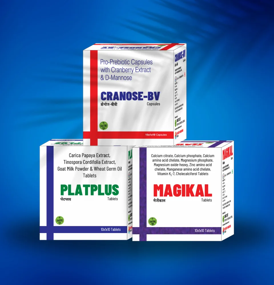 Sante Life nutraceutical range